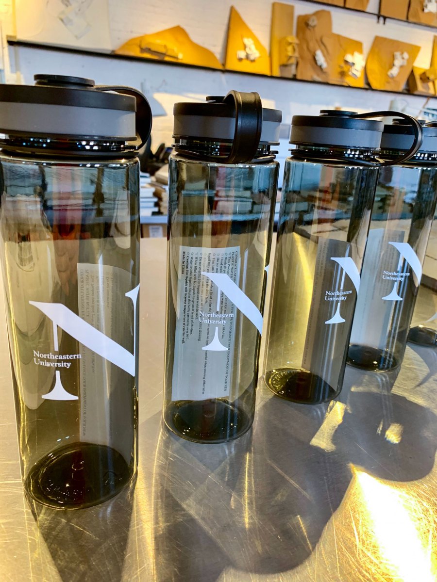 transparent water bottle printing